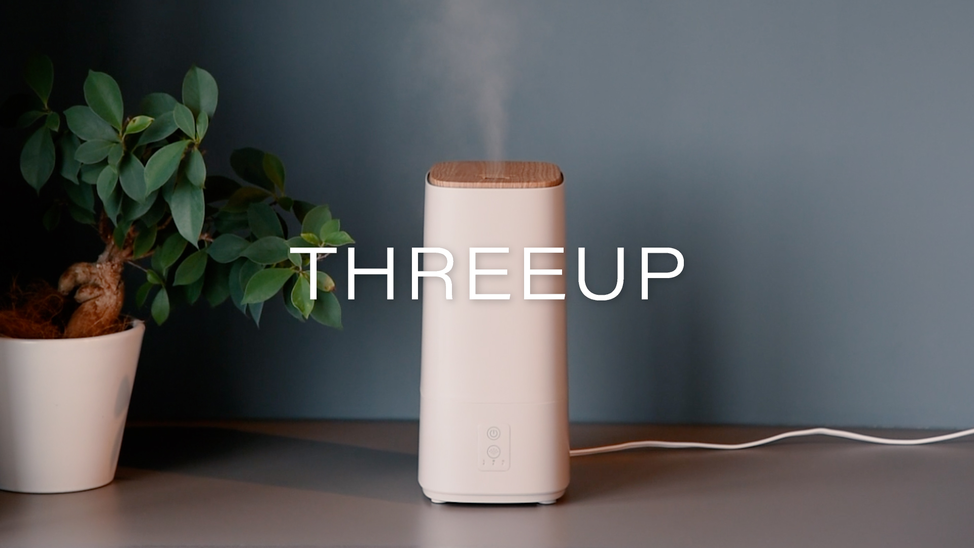 Amazon | スリーアップ WOOD STYLE 超音波式 加湿器 上部給水 6畳